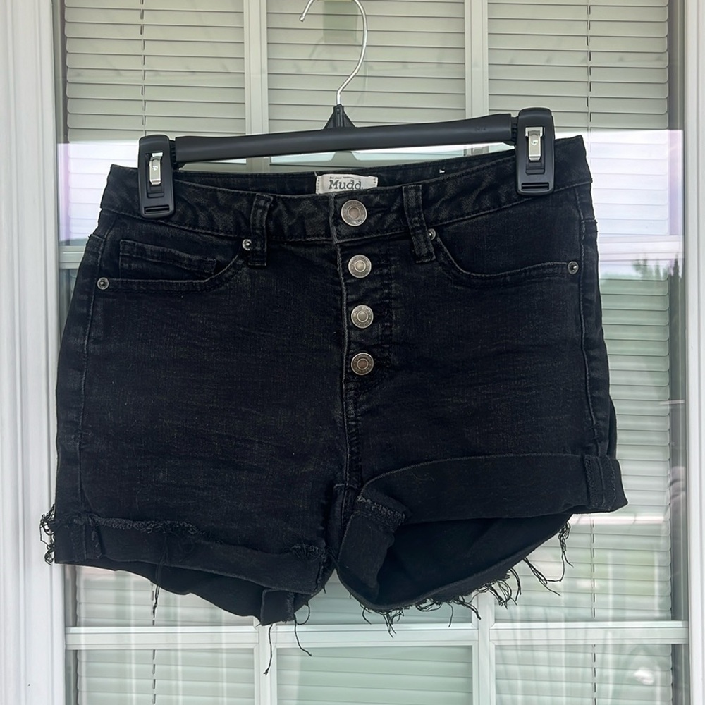 Mudd FLX StretchBlack Jean Shorts Size 5